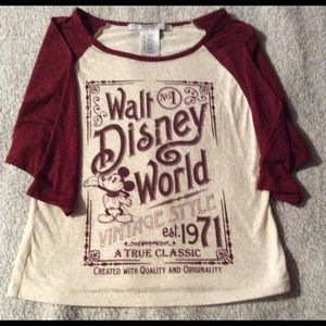 Vintage Walt Disney shirt for kids🚨🚨 3/4 Sleeve